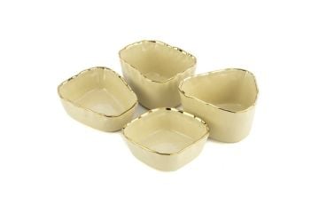 Krem 4lü Çerezlik 10-8x6-4cm