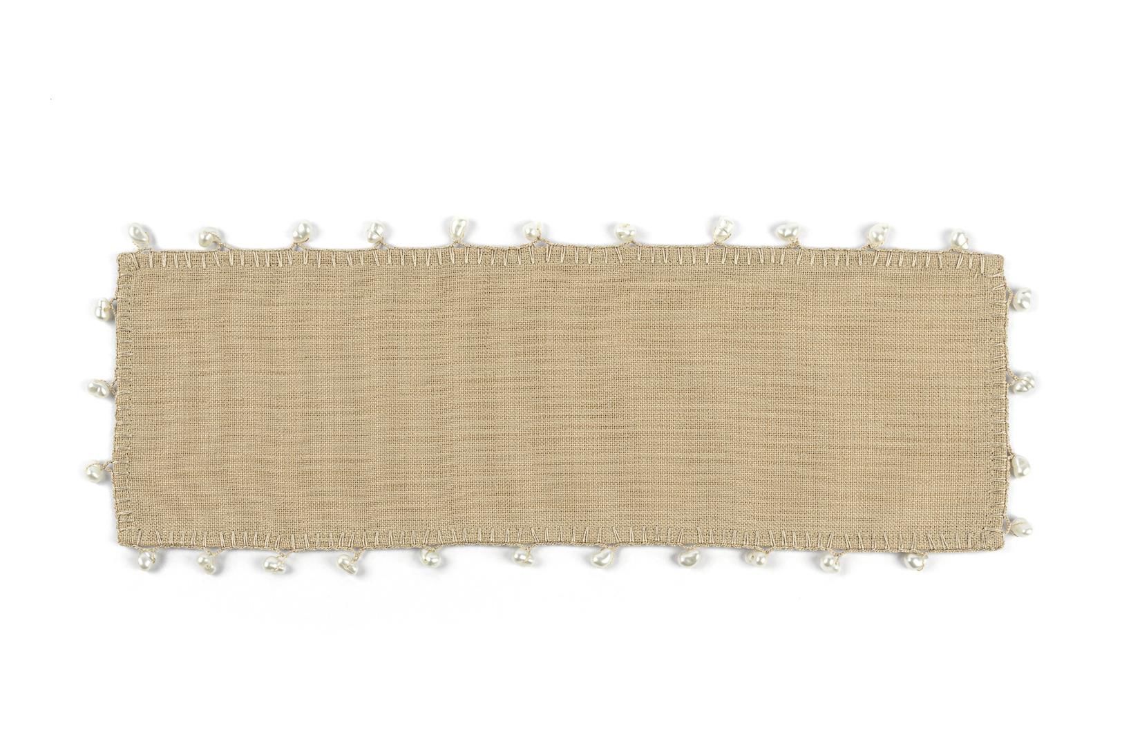 Perla Bej Tepsi Örtüsü 33x11
