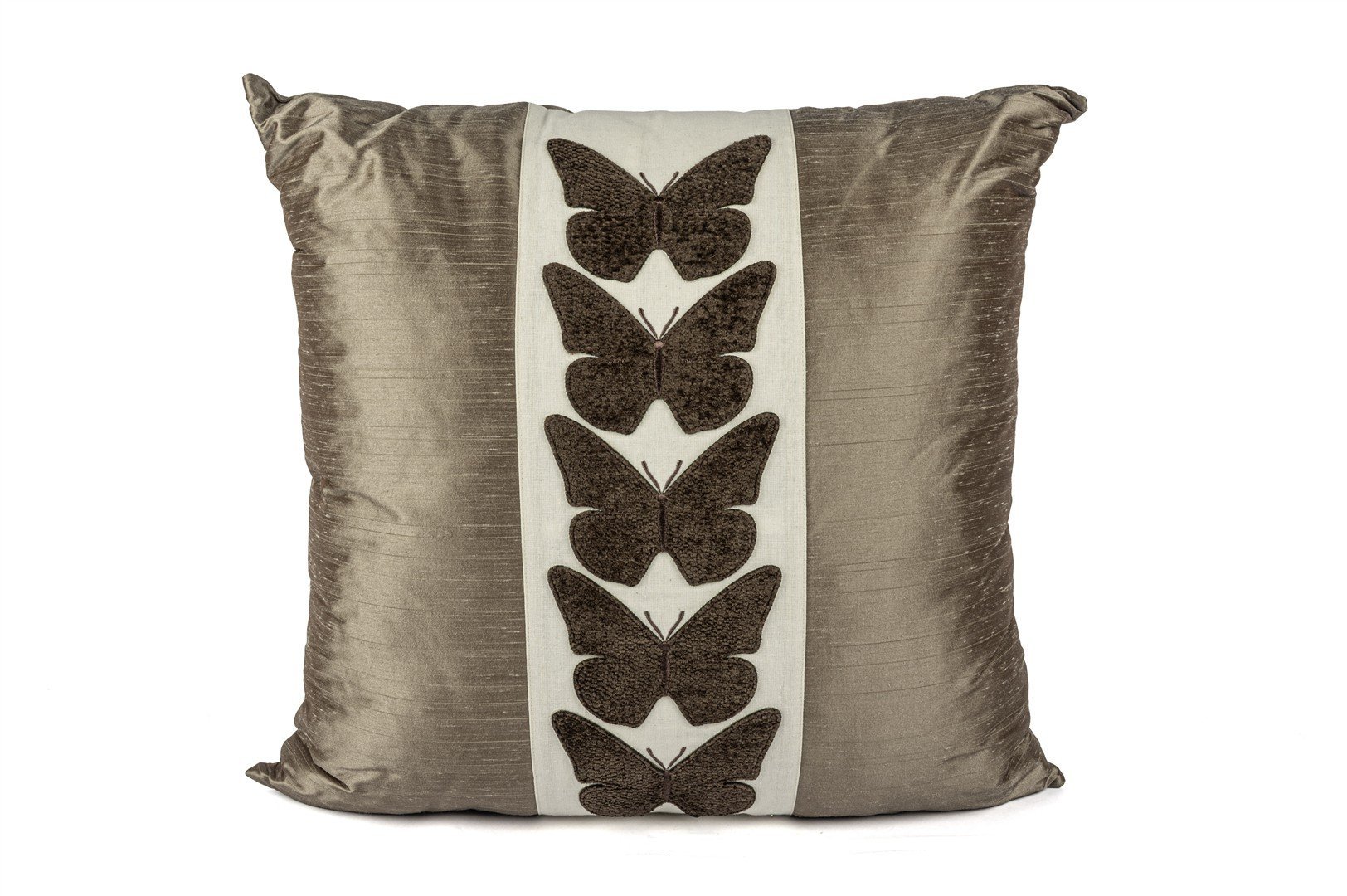 Alara Vizon Kelebek bordürlü 50x50 Yastık