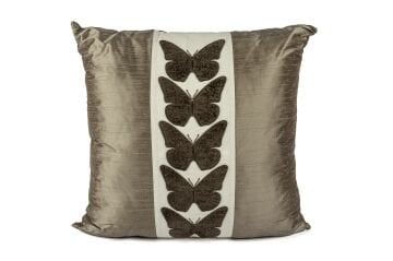 Alara Vizon Kelebek bordürlü 50x50 Yastık