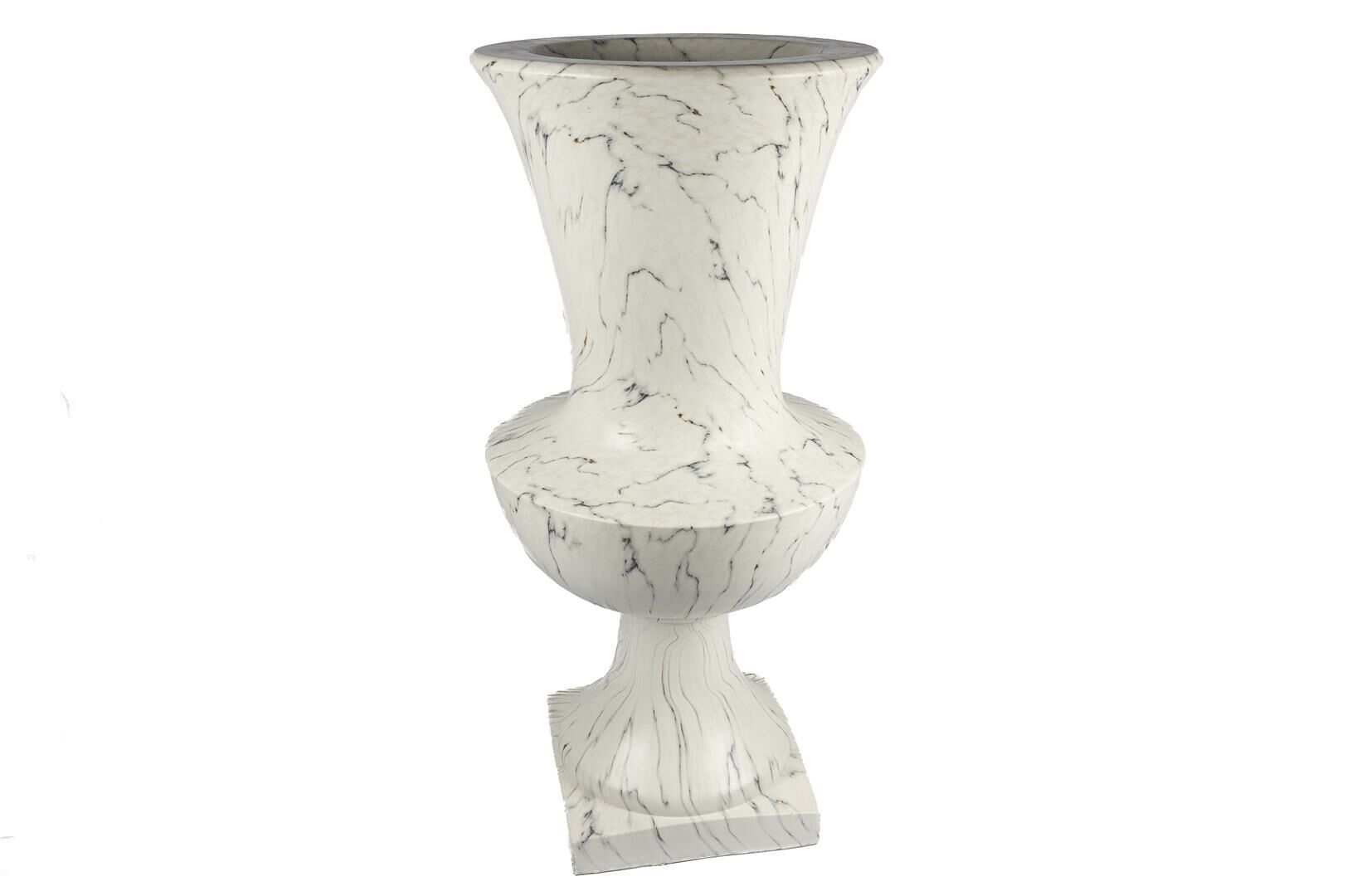 Mermer Desenli Saksı 41x41x90cm