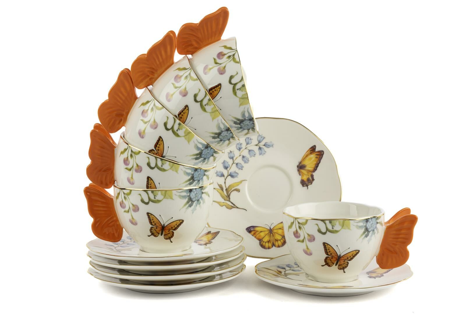 Mariposa 6lı Kahve Fincanı Seti 120cc