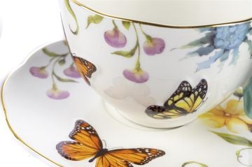 Mariposa 2li Çay Fincanı ve Şekerlik Seti 250cc