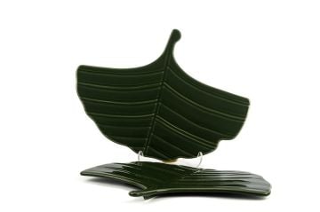 Tropical Yeşil 2li Tabak 26x20cm