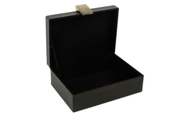 Olive Gold Şeritli Kutu 30x23x13cm