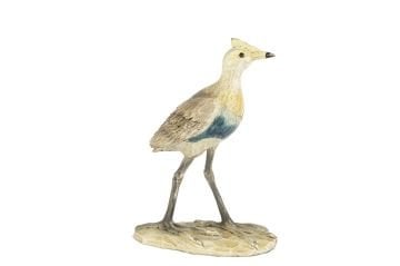 Kahve Kanatlı Kuş Dekoratif Obje 24x34cm