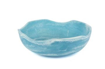 Mavi Beyaz Kase 28x10cm