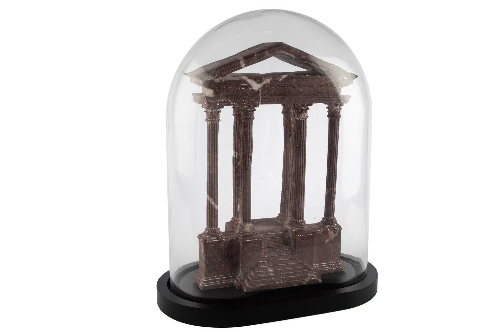 Antik Kent Cam Fanus 34x20x42cm