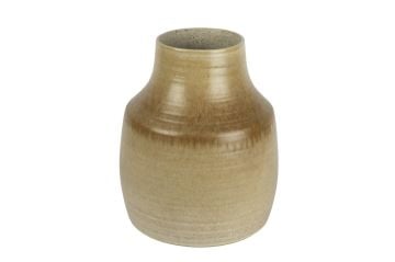 Krem Kahve Seramik Küp 30x36cm