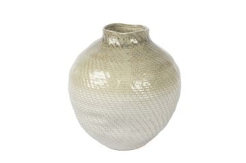 Mocha Seramik Sepet Dokulu Küp 36x40cm