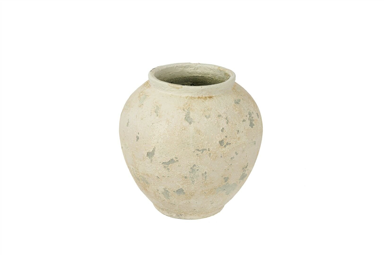 Krem Eskitme Seramik Küp 27x28cm