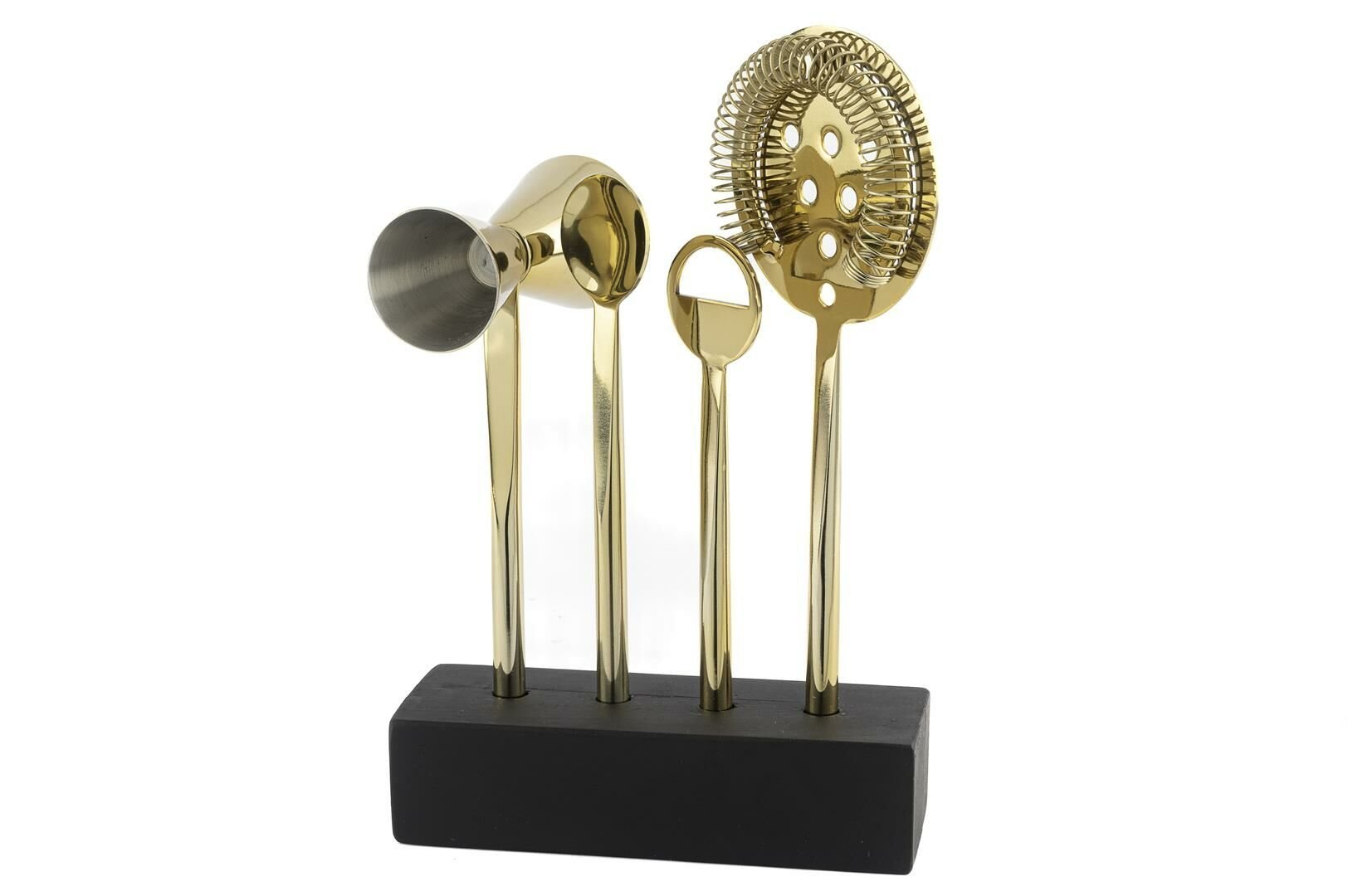 Ahşap Standlı Kokteyl Hazırlama Seti 15x6x24cm