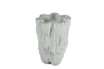 Buz Mavisi Dalgalı Vazo 24x34cm