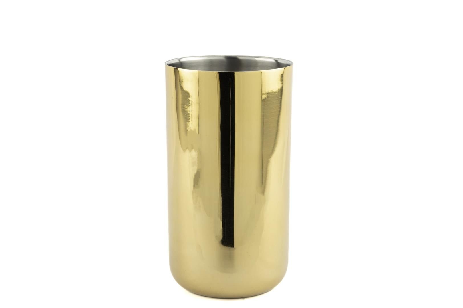 Gold Metal Şarap Soğutucu 11x20cm