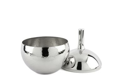 Gümüş Metal Buz Kovası 20x26cm