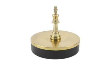 Şah Gold Siyah Metal Kutu 20x19cm