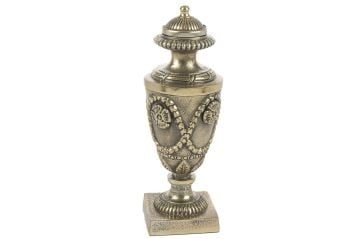 Antik Gold Dokulu Küp 11x11x38cm