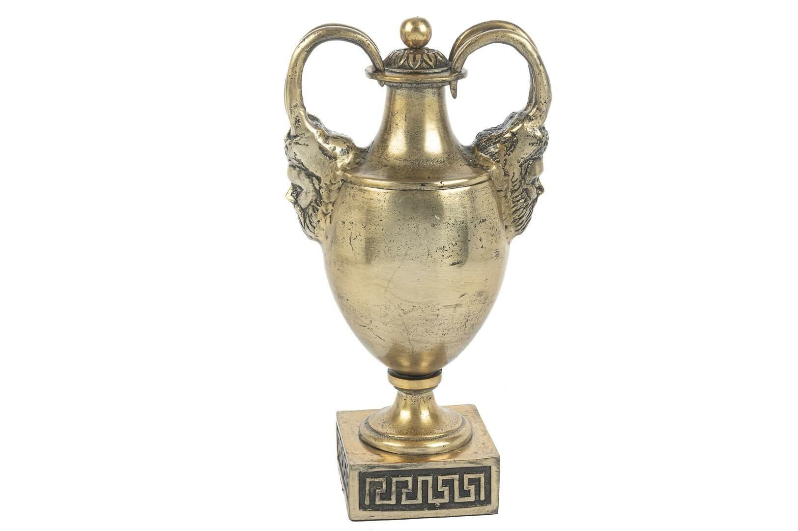 Antik Gold Kulplu Küp 11x20x38cm