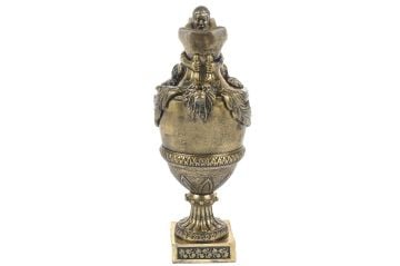 Antik Gold Dokulu Vazo 11x22x44cm