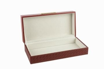 Kırmızı Gold Dek Kutu 25x12x7cm