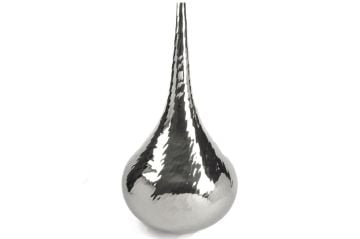 Gümüş Çapraz Dokulu Vazo 82cm