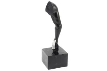 Siyah Resin Dekoratif Obje 10x31cm