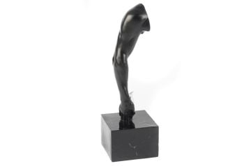 Siyah Resin Dekoratif Obje 10x31cm