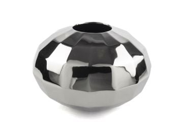 Gümüş Emery Vazo 33x20cm