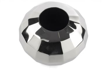 Gümüş Emery Vazo 25x17cm