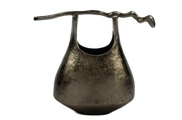 Antik Bronz Pirinç Dek Sepet44x39