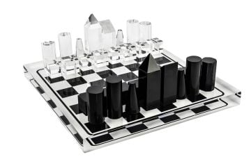 Siyah Beyaz Satranç St 36x36x14cm