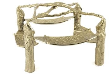 Gold 4lü Metal Hamak Dek Aks 43x25cm