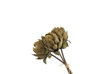 Protea Kahve Yapay Çiçek 35cm