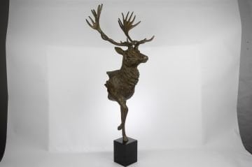 Shıny Brown Geyik Obje33x88