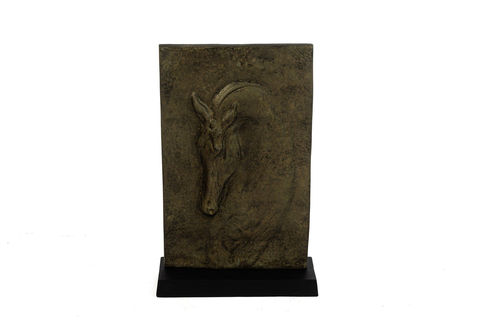 Gold Alüminyum At Heykeli25x39