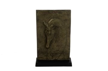 Gold Alüminyum At Heykeli25x39