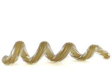 Gold Clean Spiral Cam Dekoratif Obje 48x10x9cm