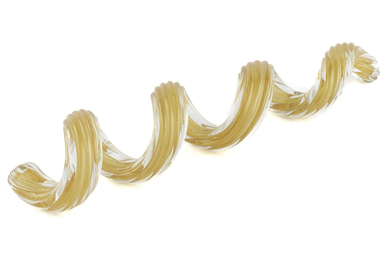 Gold Clean Spiral Cam Dekoratif Obje 48x10x9cm