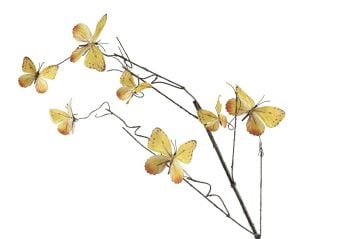 Kelebekli Turuncu Yapay Dal 110cm