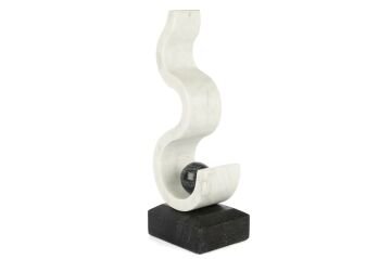 Curly Mermer Dekoratif Obje 11x13x7cm