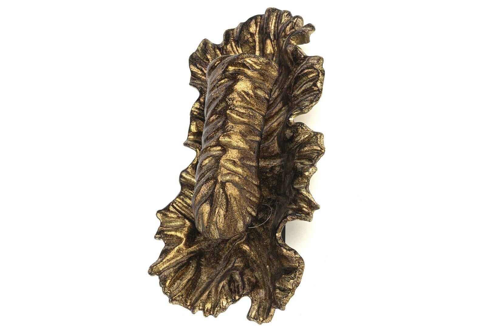 Antik Gold Yaprak Aplik18x35x12cm