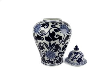 Blue Blanc Kapaklı Küp 38x60cm