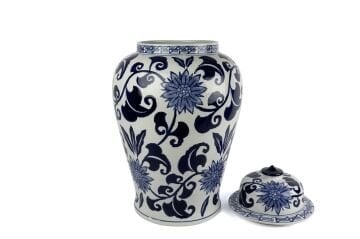 Blue Blanc Kapaklı Küp 38x60cm