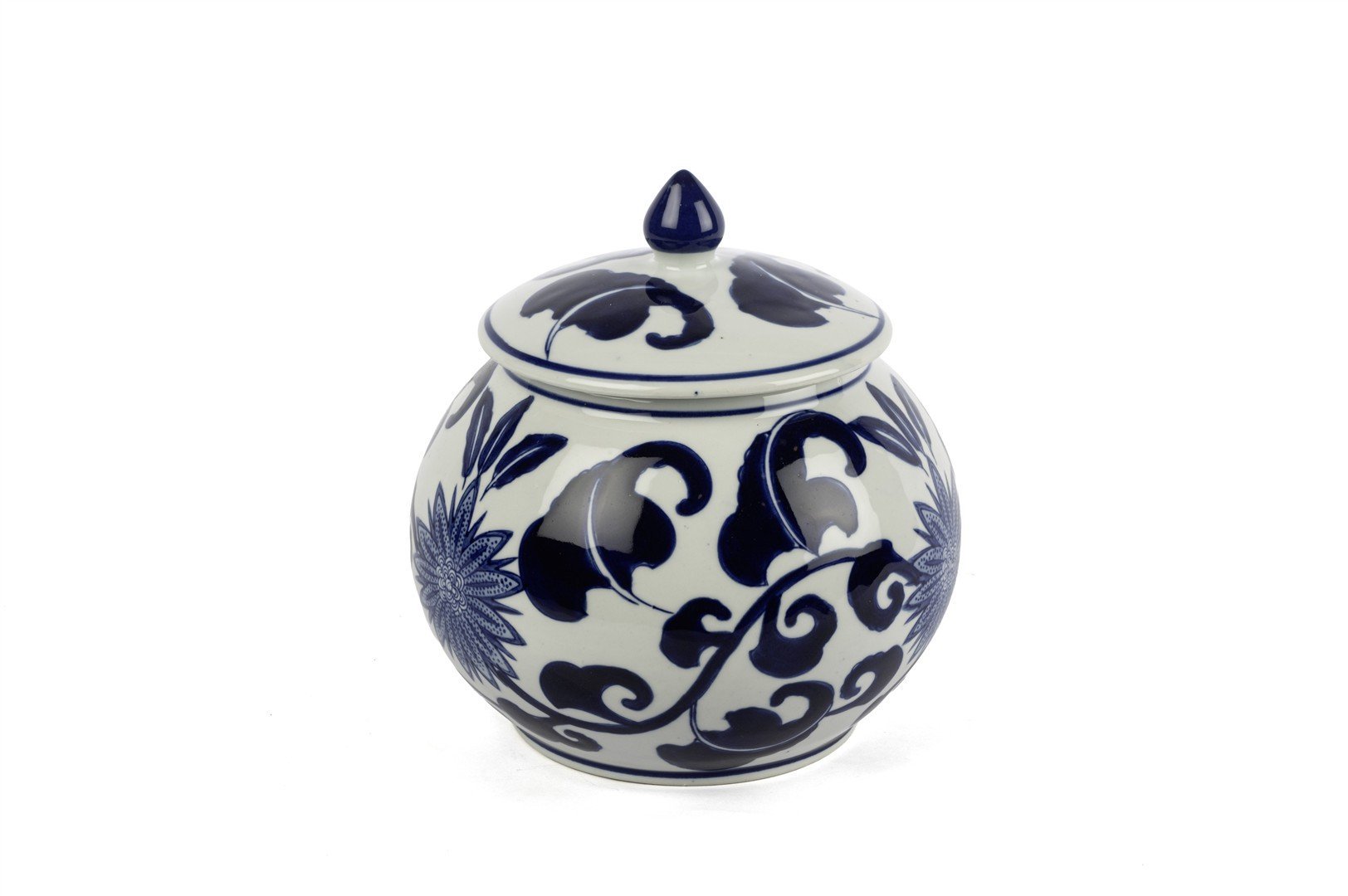 Blue Blanc Kapaklı Küp 20x20cm