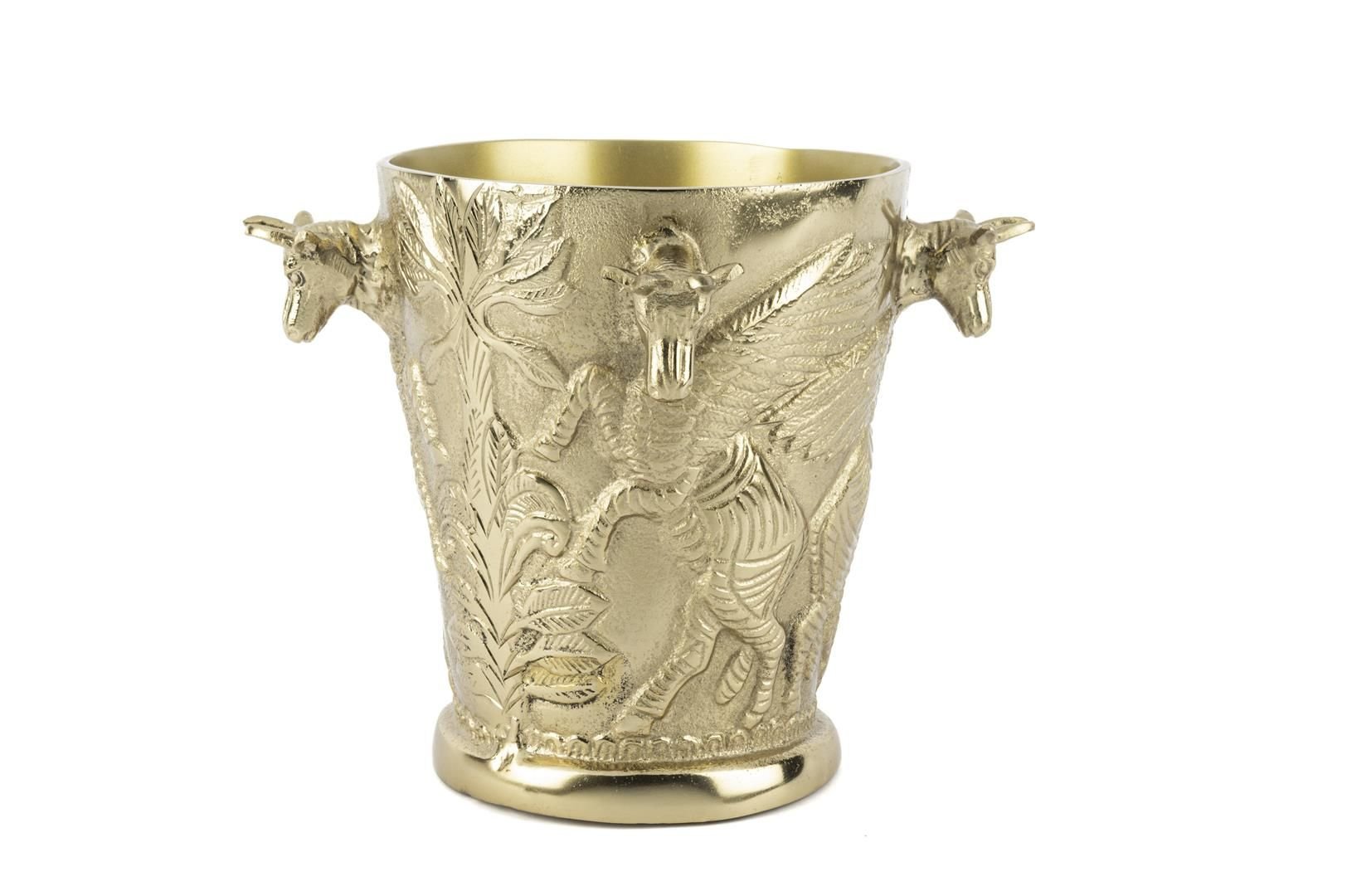 Gold Boğa Dek Şampanya Kovası 20x23cm