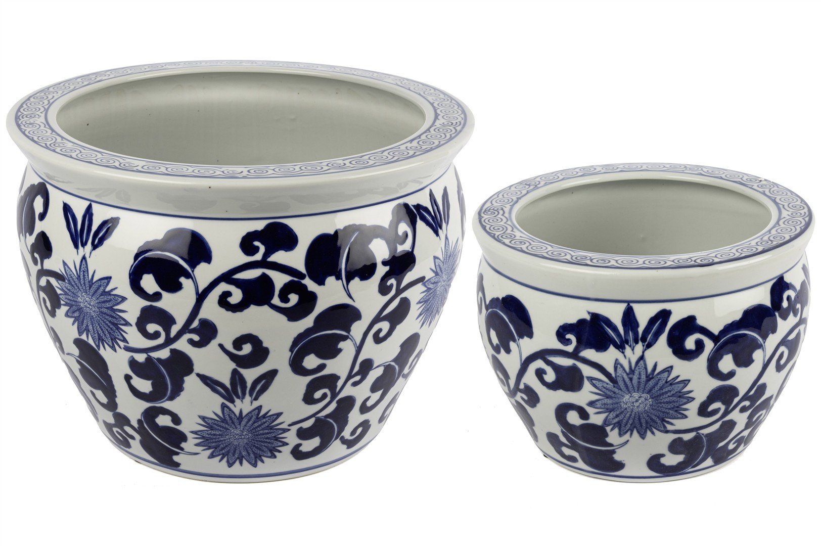Blue Blanc 2li Saksı 36x26cm 25x19cm