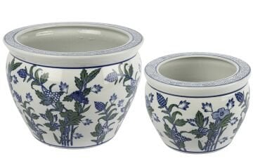 Blue Blanc 2li Saksı 25x19cm 36x26cm