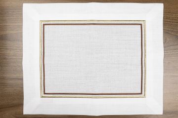 Celine Kahve Altın Amerikan Servisi 6'lı 40X50