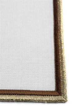 Celine Kahve Altın Bardak Altlığı 6'lı 16cm