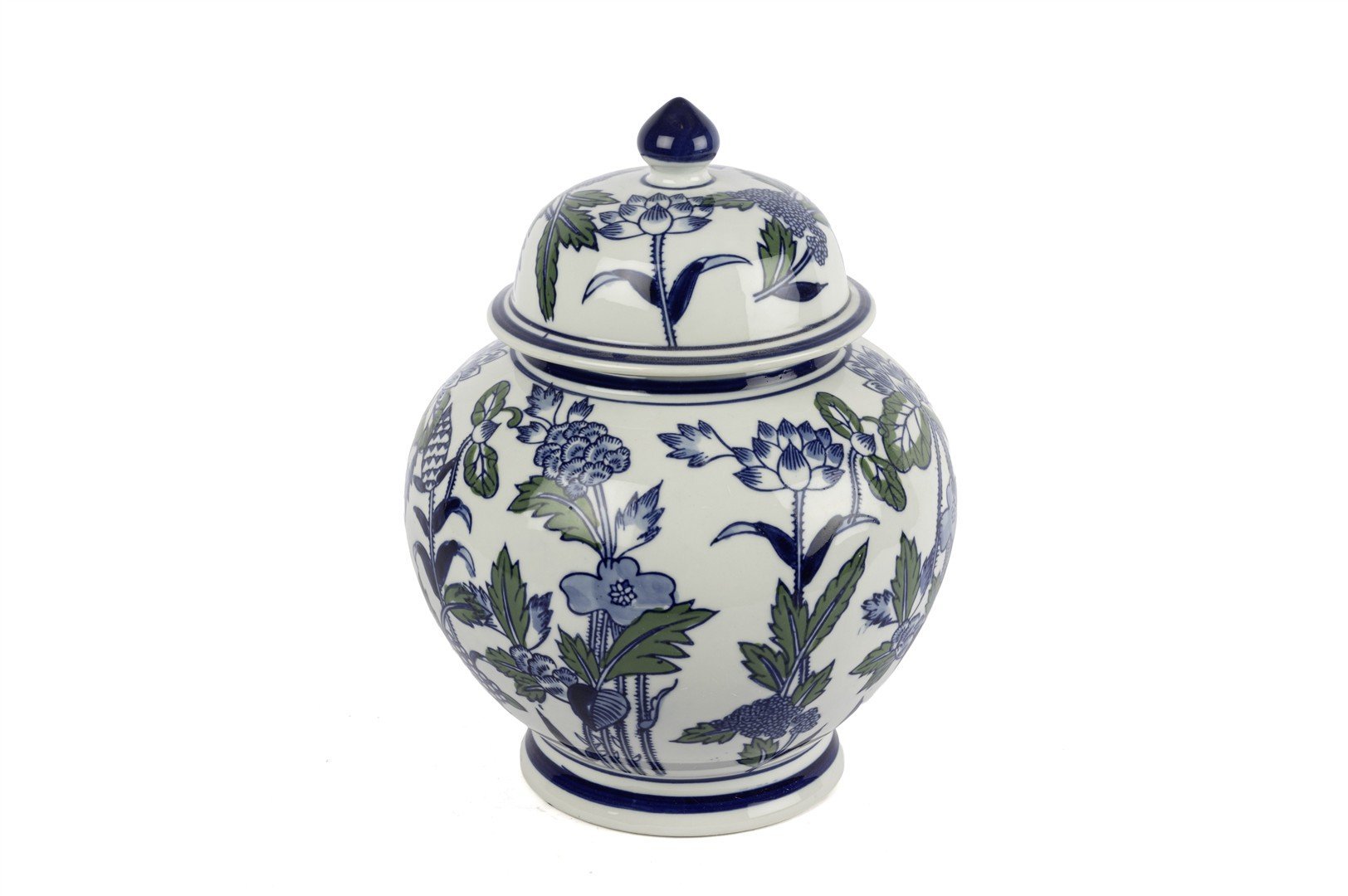 Blue Blanc Kapaklı Küp 24x29cm